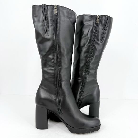 La Canadienne Womens Miles Knee High Boots US 8.5 M Black Leather NWOB - Picture 4 of 12